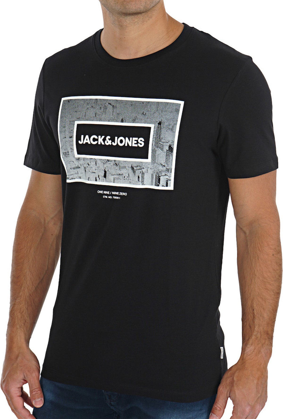12174369Jack&Jones Jcotunel Tee SS Crew Neck Fst Erkek T-Shirt-12174369