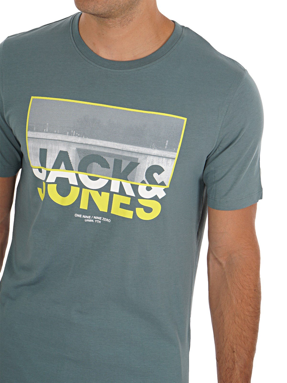 12174369Jack&Jones Jcotunel Tee SS Crew Neck Fst Erkek T-Shirt-12174369