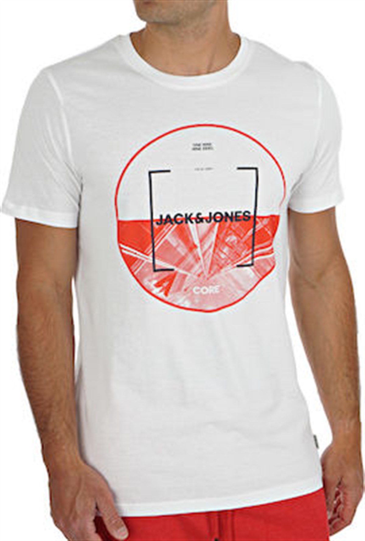 12174369Jack&Jones Jcotunel Tee SS Crew Neck Fst Erkek T-Shirt-12174369