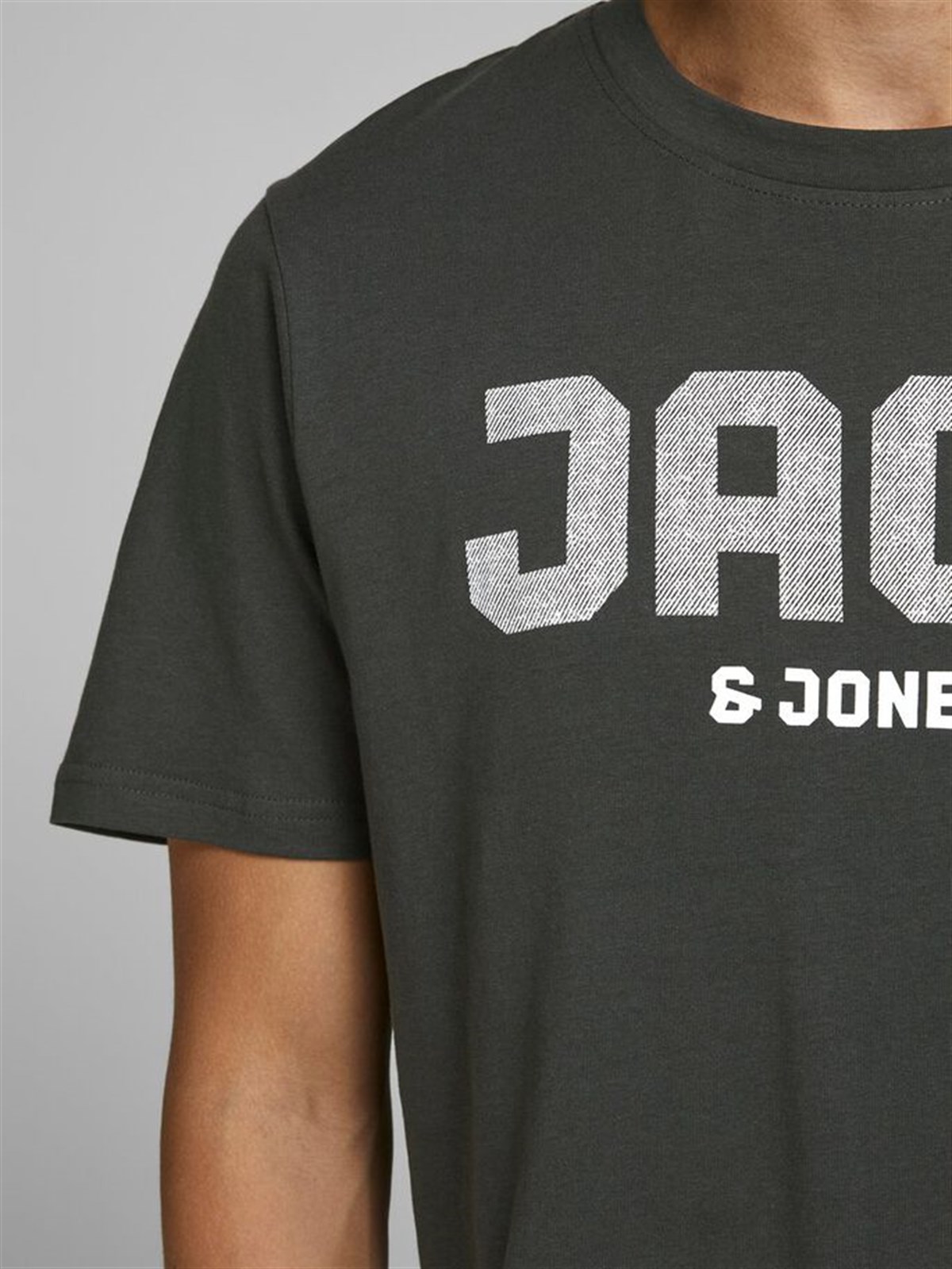 12171404Jack&Jones Jcovoice Tee SS Crew Neck Erkek T-Shirt-12171404