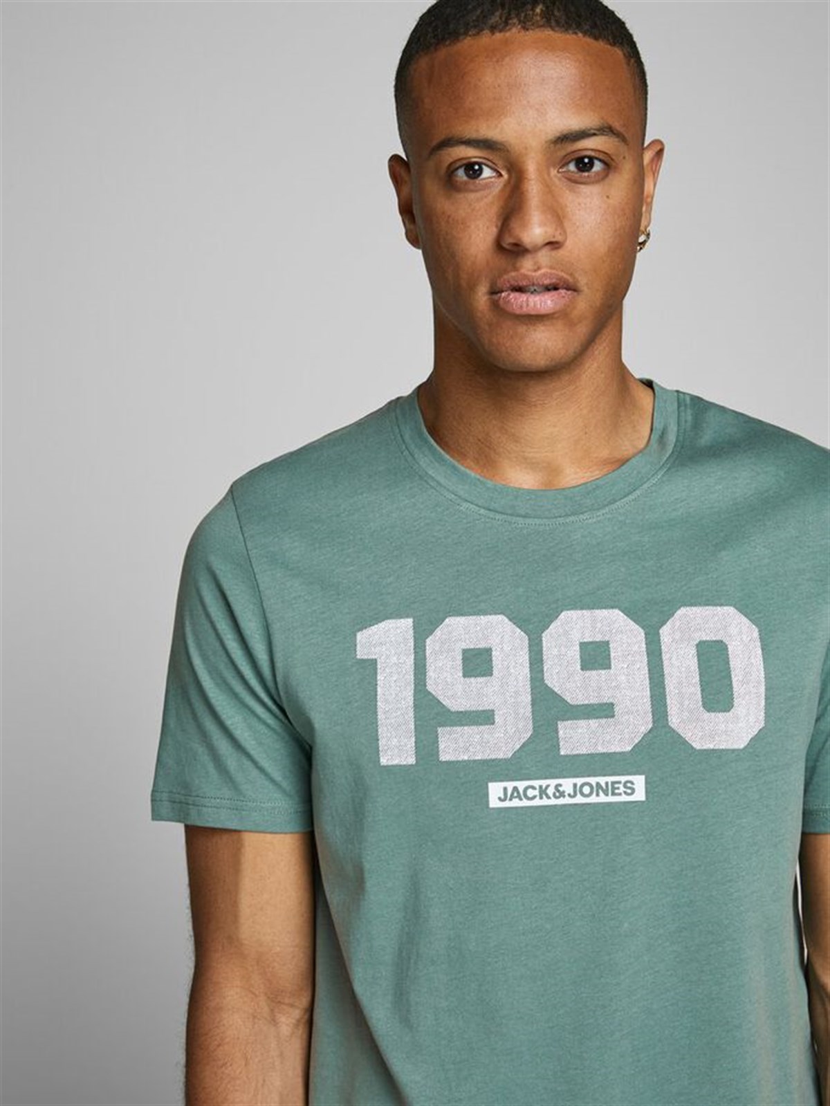 12171404Jack&Jones Jcovoice Tee SS Crew Neck Erkek T-Shirt-12171404