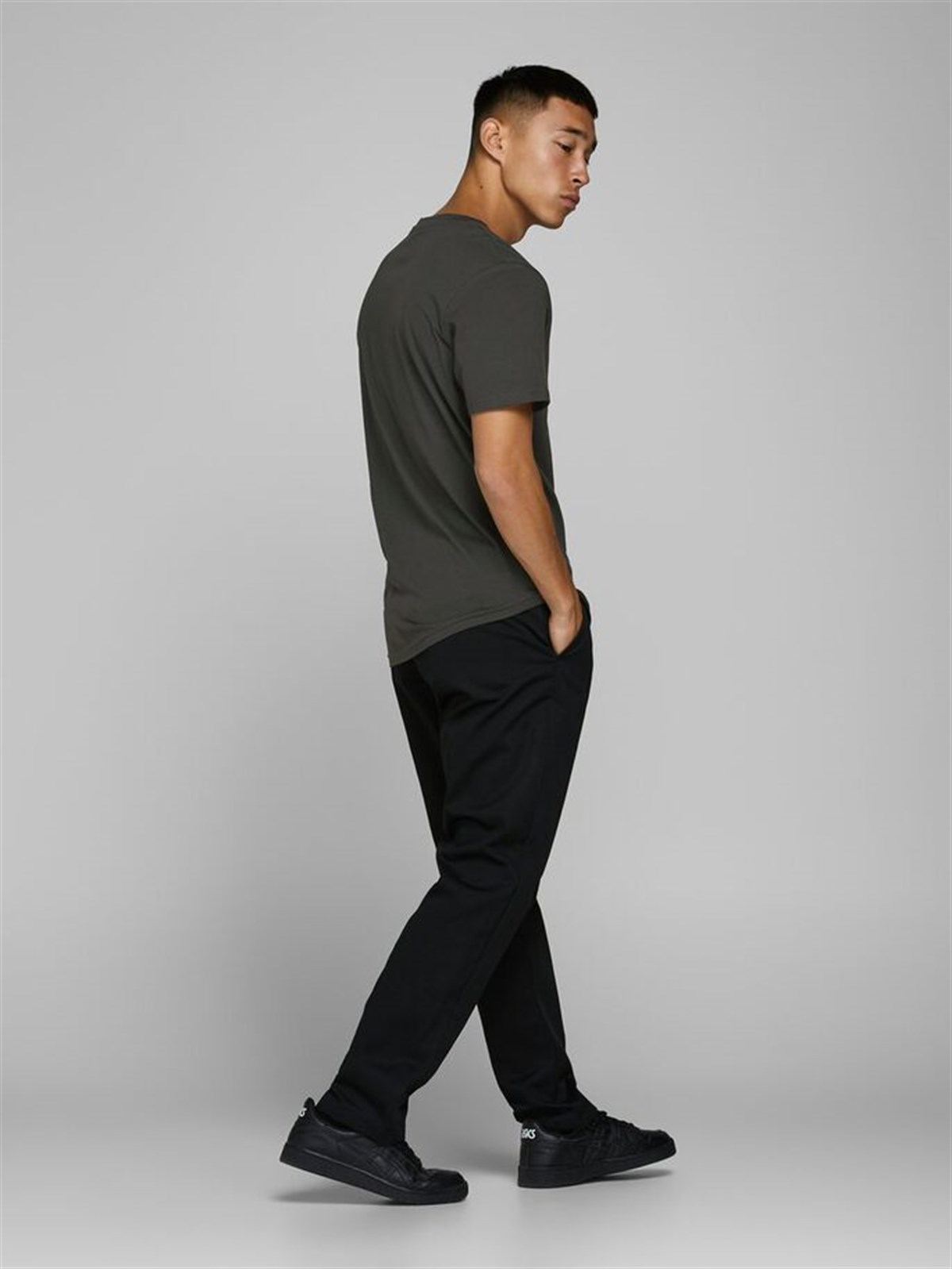 12171404Jack&Jones Jcovoice Tee SS Crew Neck Erkek T-Shirt-12171404