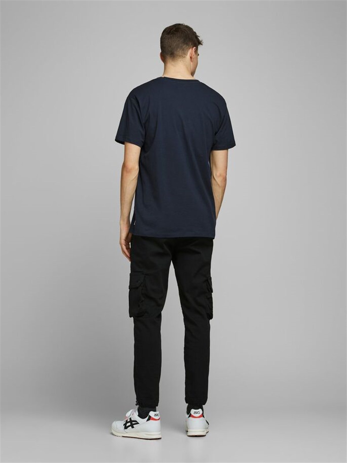 12171435Jack&Jones Jcowood Tee SS Crew Neck Erkek T-Shirt-12171435