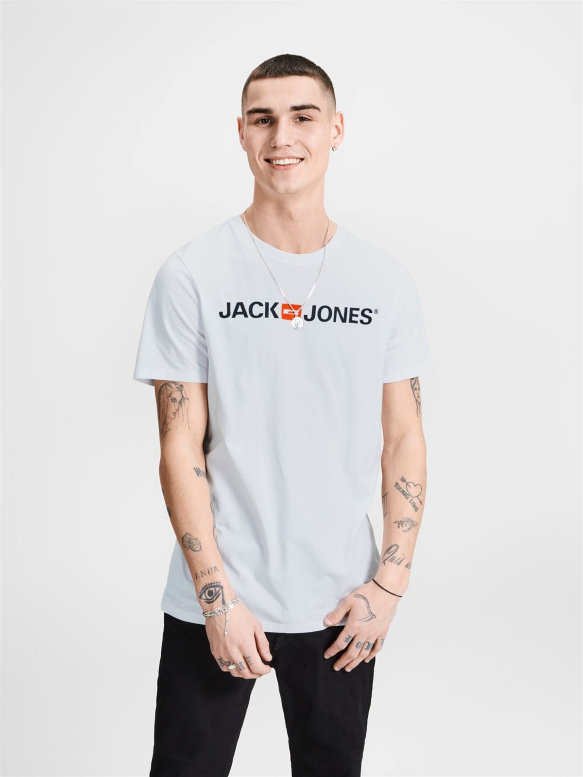 12137126Jack&Jones Jjecorp Logo Tee SS Crew Neck Noos Erkek T-Shirt-12137126