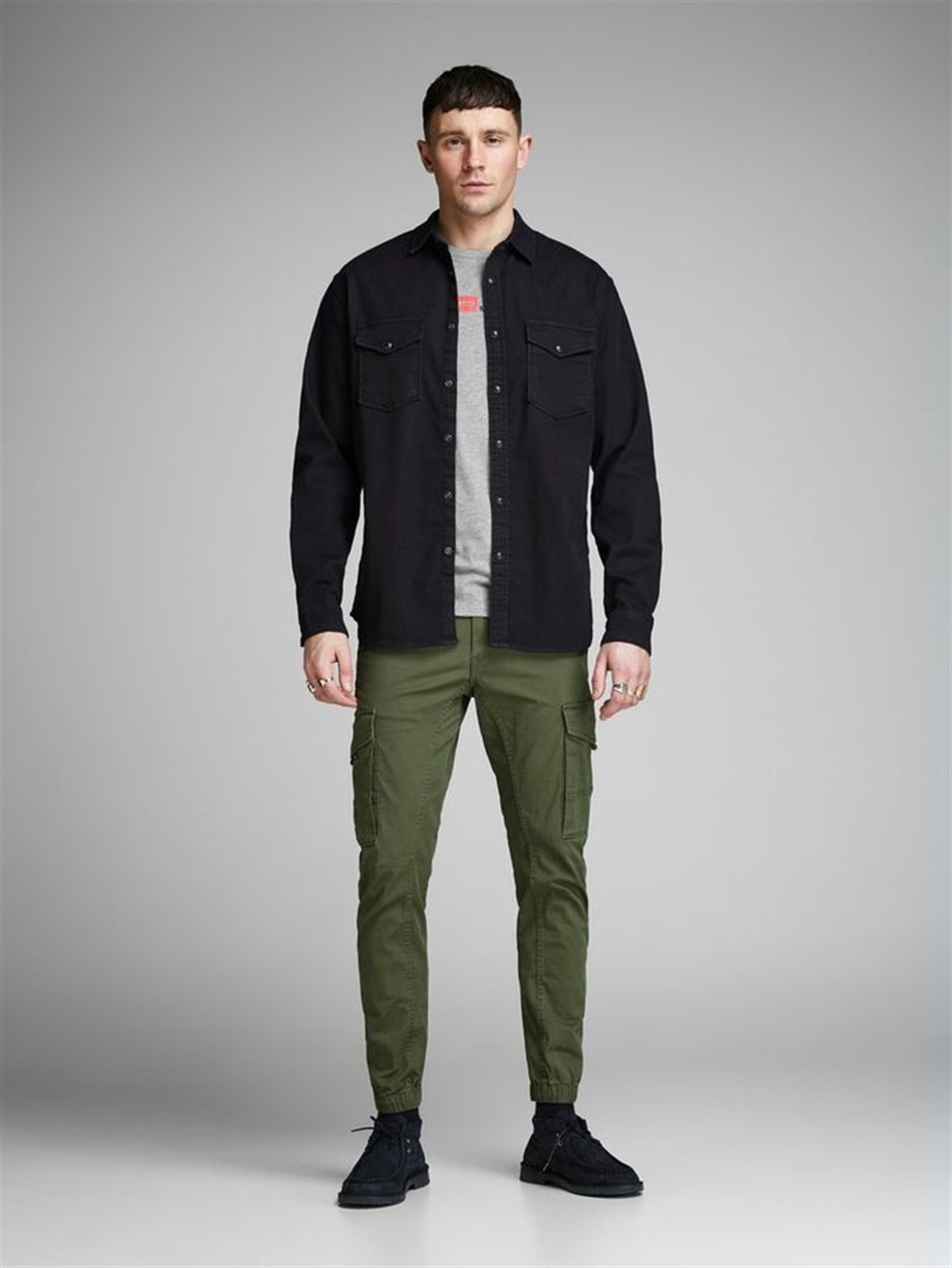 12137126Jack&Jones Jjecorp Logo Tee SS Crew Neck Noos Erkek T-Shirt-12137126