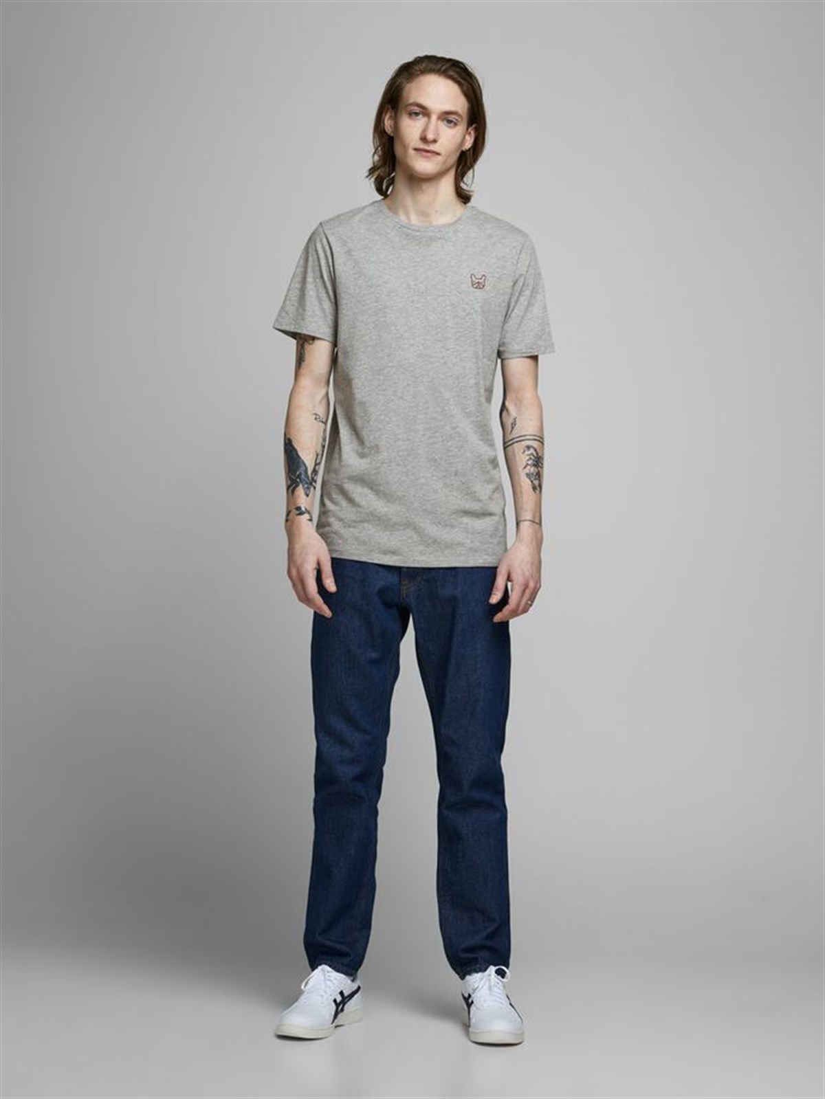12164931Jack&Jones Jjedenim Logo Tee SS O-Neck Noos Erkek T-Shirt-12164931