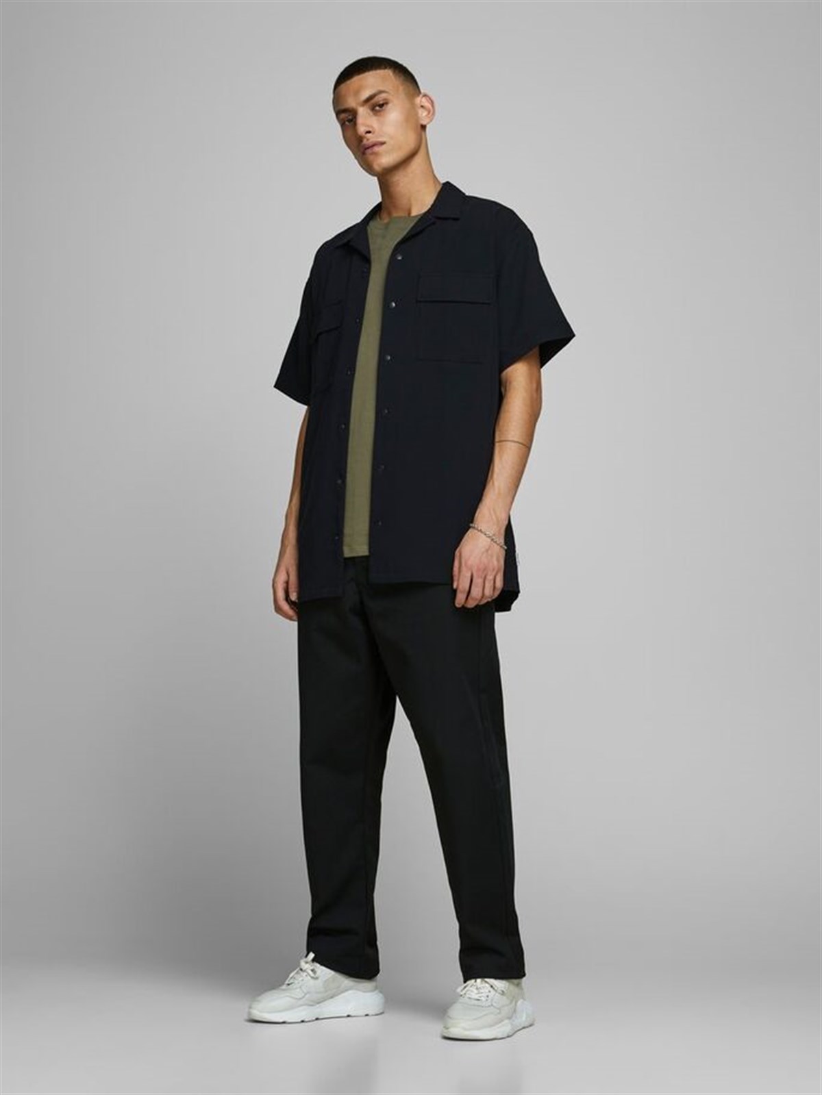 12156101Jack&Jones Jjeorganic Basic Tee SS O-Neck Noos Erkek T-Shirt-12156101