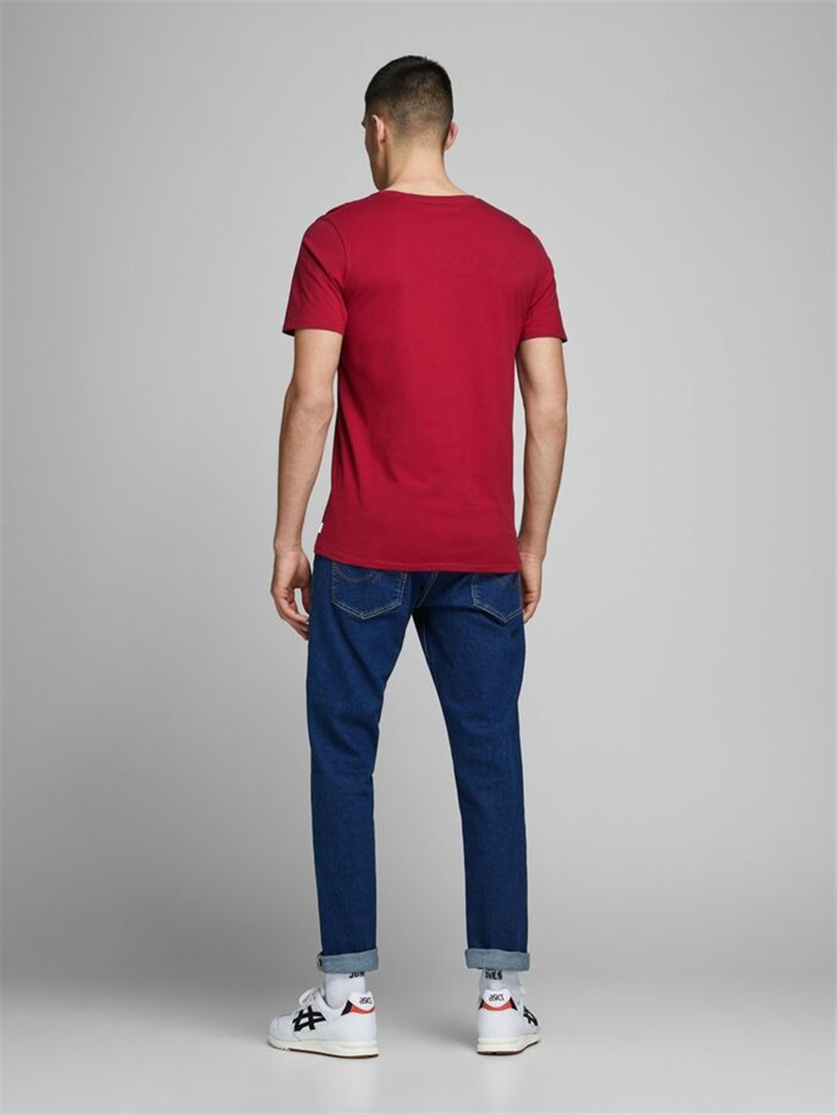 12156101Jack&Jones Jjeorganic Basic Tee SS O-Neck Noos Erkek T-Shirt-12156101