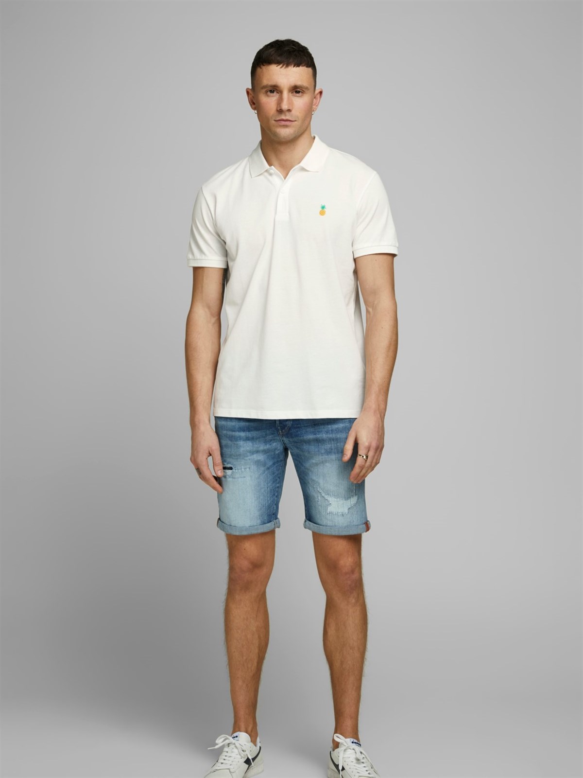 12171670Jack&Jones Jorcobana SS Erkek Polo T-Shirt-12171670