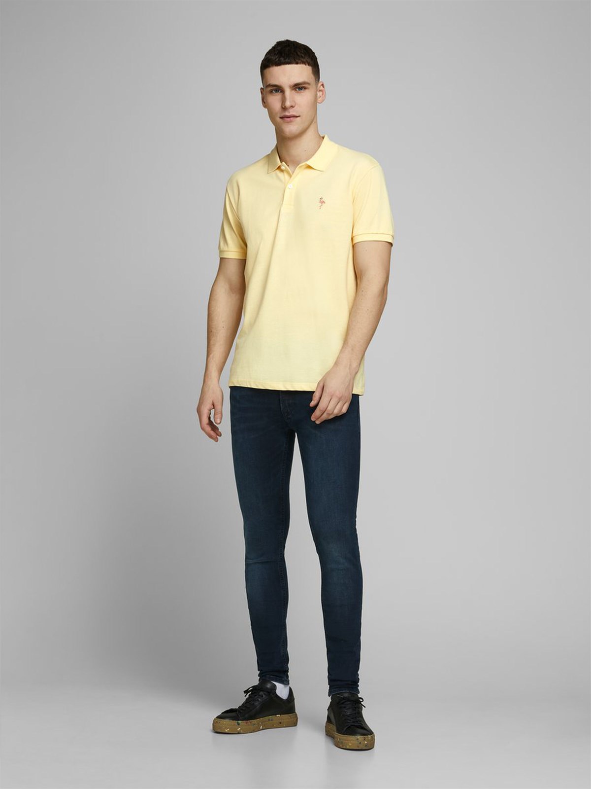 12171670Jack&Jones Jorcobana SS Erkek Polo T-Shirt-12171670