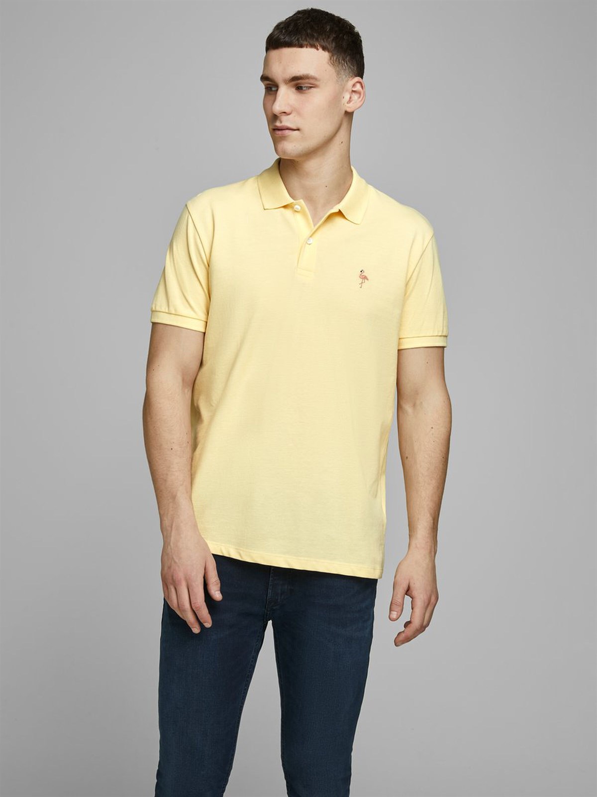 12171670Jack&Jones Jorcobana SS Erkek Polo T-Shirt-12171670