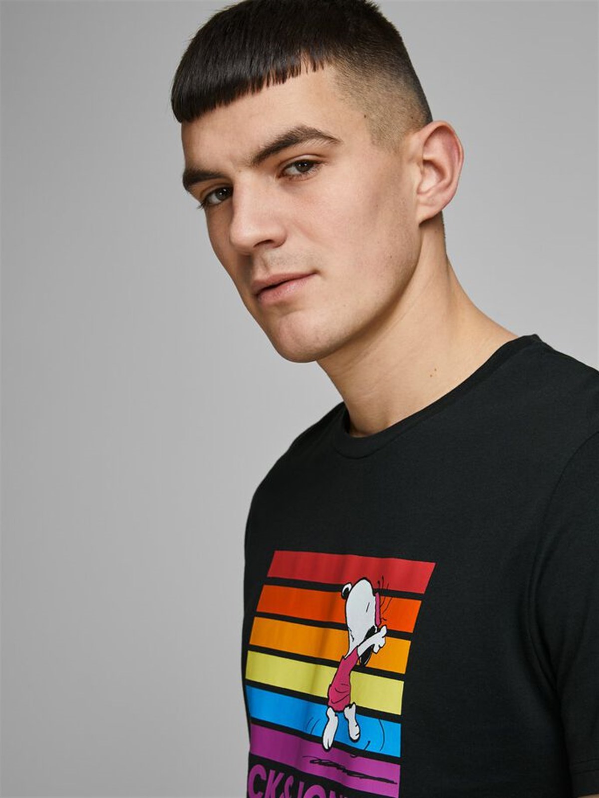 12174182Jack&Jones Jorpeanuts Pride SS Crew Neck Erkek Tişört - 12174191