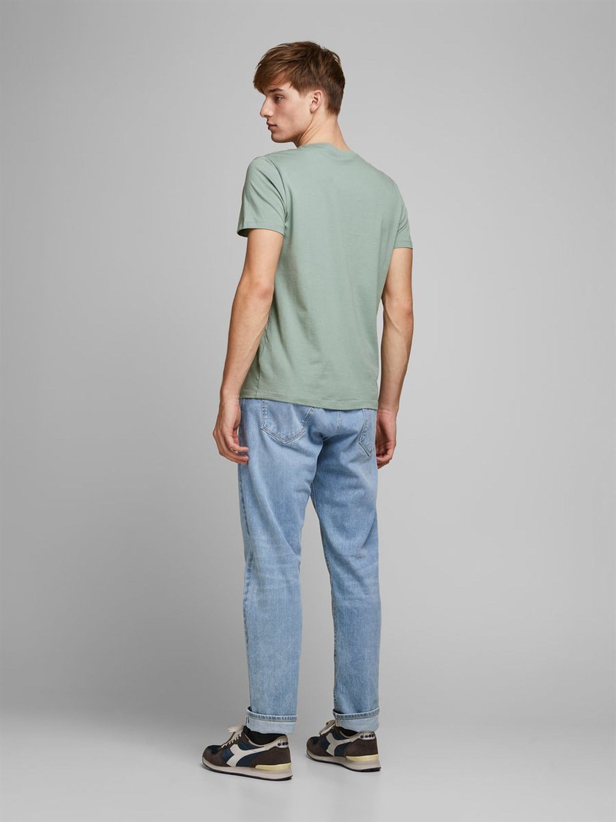 12171745Jack&Jones Jorvenicebeach Organic Tee SS Crew Neck Erkek T-Shirt-12171745