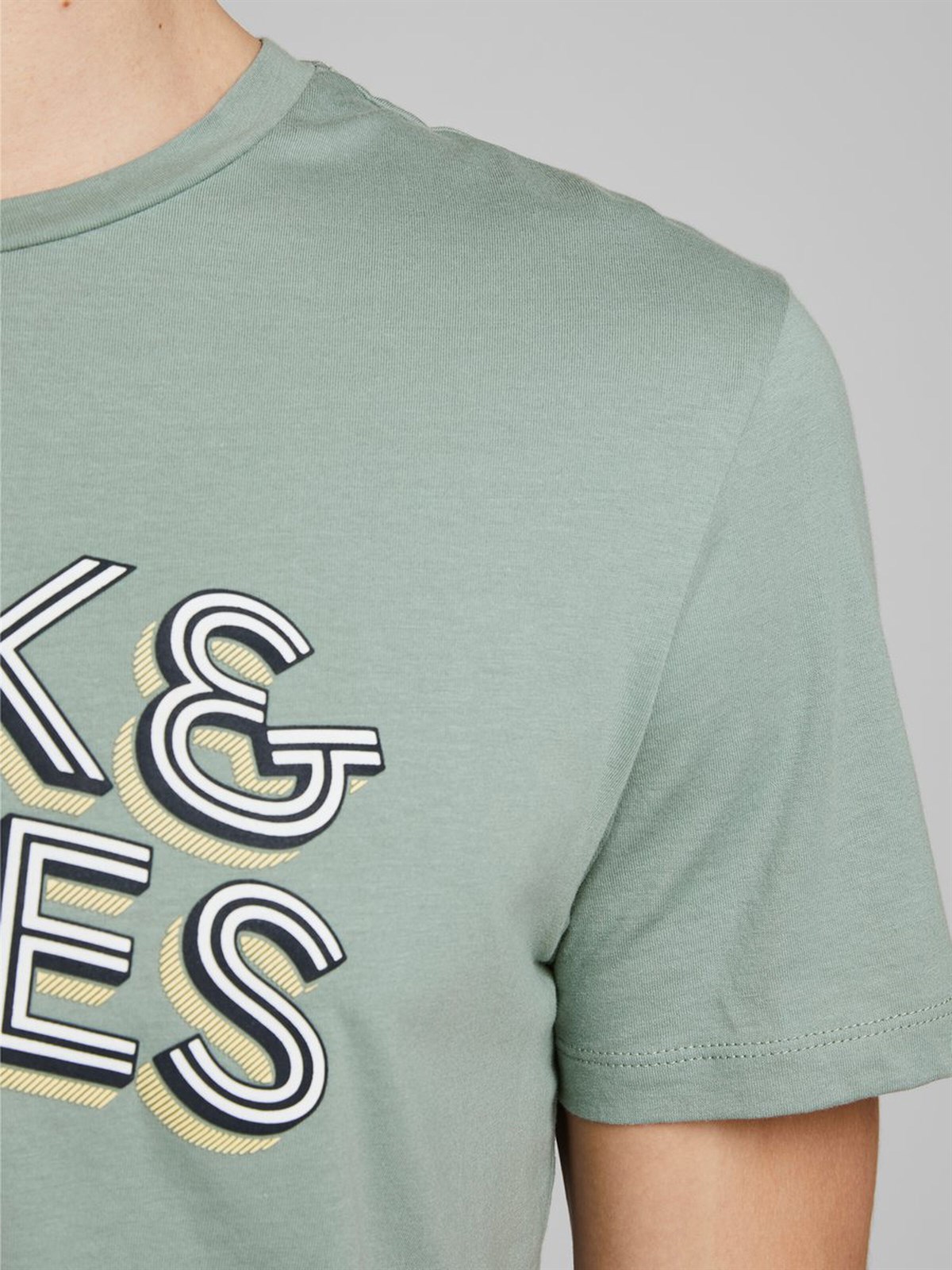 12171745Jack&Jones Jorvenicebeach Organic Tee SS Crew Neck Erkek T-Shirt-12171745