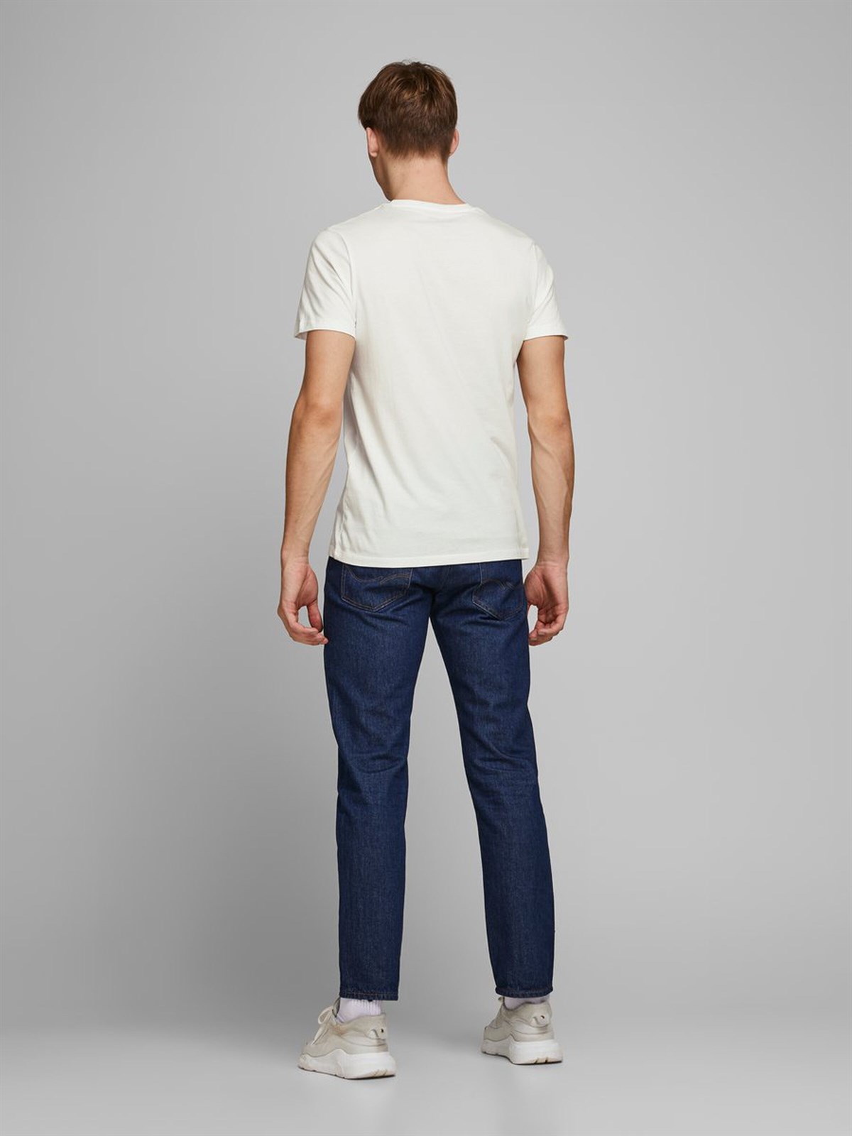 12168083NEBIMV3NEBIMV3|12168083|CDancerJACK&JONES JORVENTURE TEE SS CREW NECK STS ERKEK T-SHIRT - 12168083-Cloud Dancer