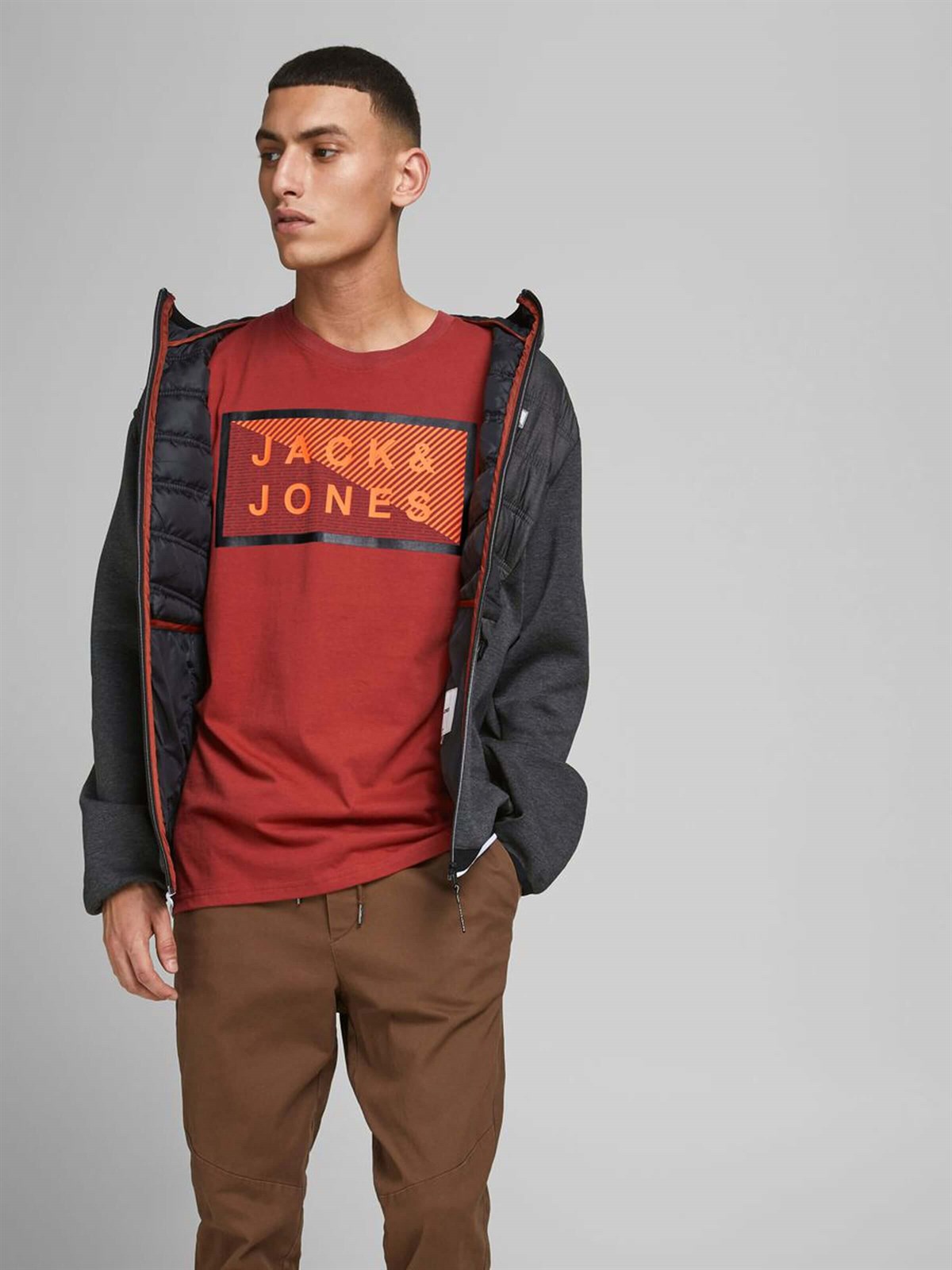 12185035Jack & Jones Jcoshawn Erkek T-Shirt 12185035