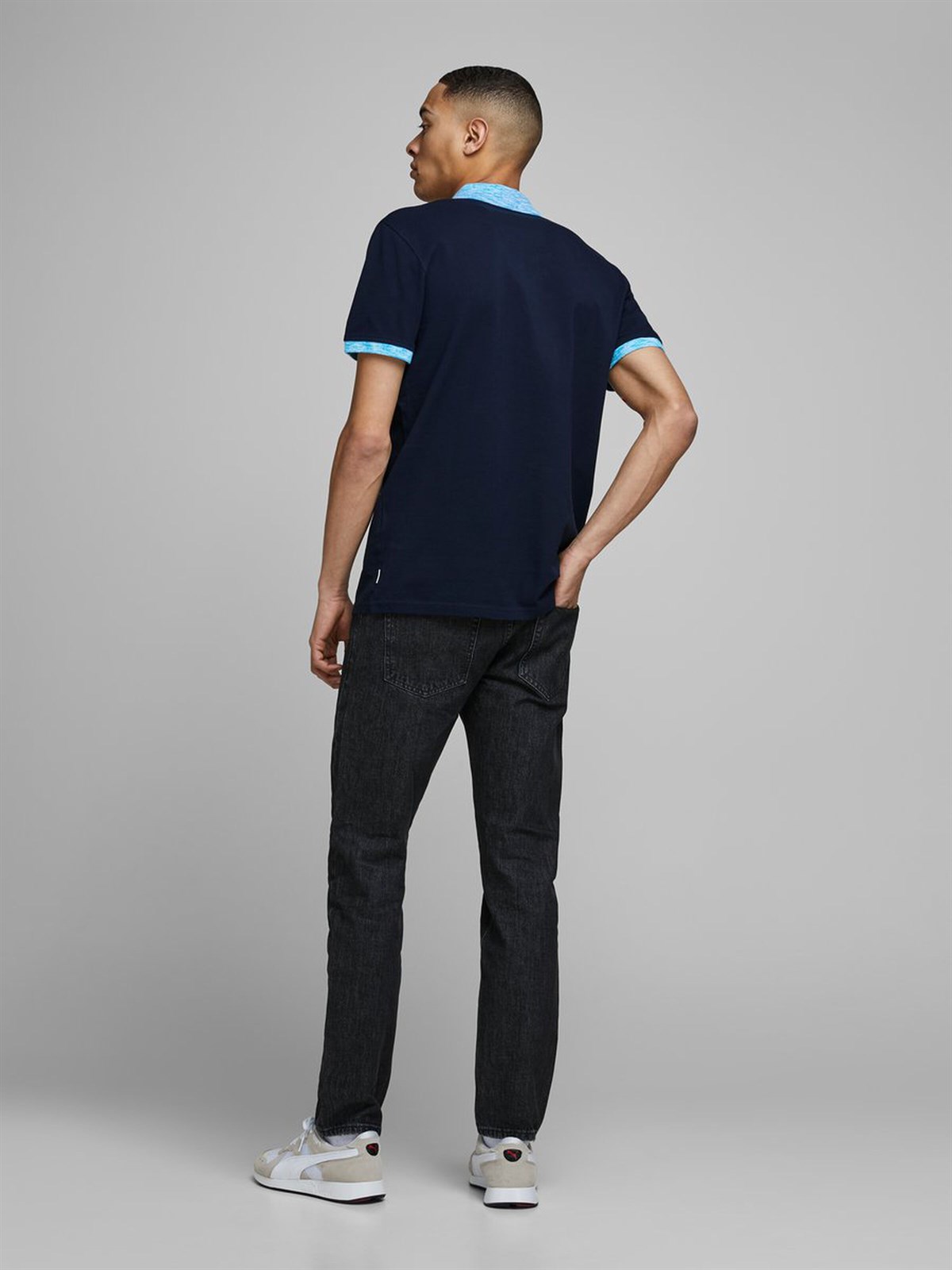12171398Jack&Jones Jcomoose Erkek Polo Tişört