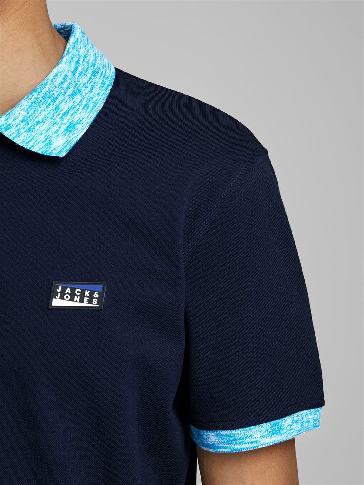 12171398Jack&Jones Jcomoose Erkek Polo Tişört