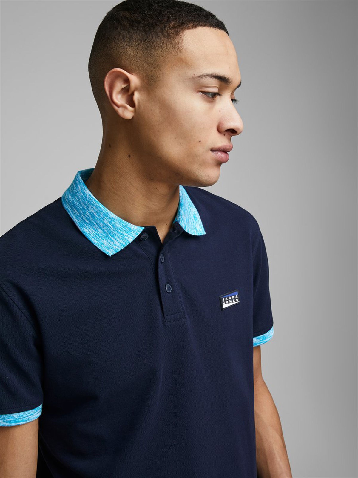 12171398Jack&Jones Jcomoose Erkek Polo Tişört