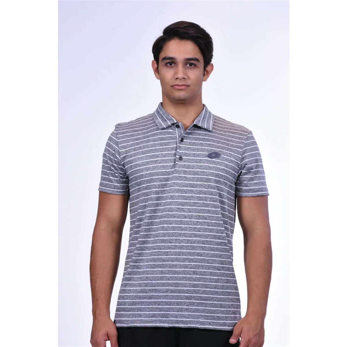 R8700Lotto Stripe Polo Pl Erkek T-Shirt - R8700