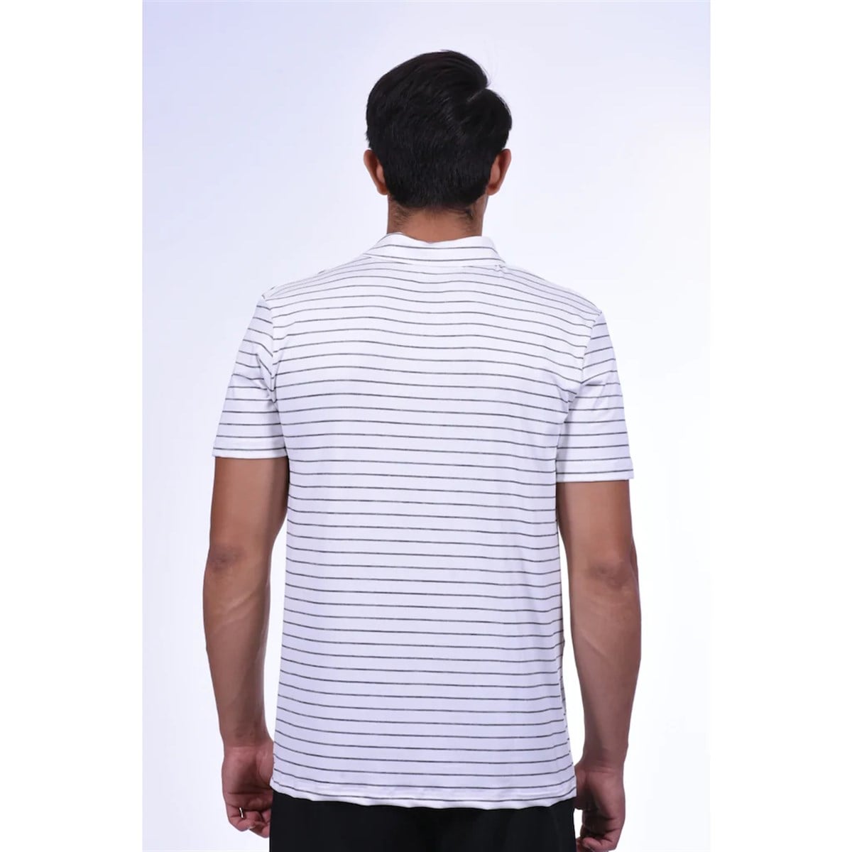 R8701Lotto Stripe Polo Pl Erkek T-Shirt - R8701