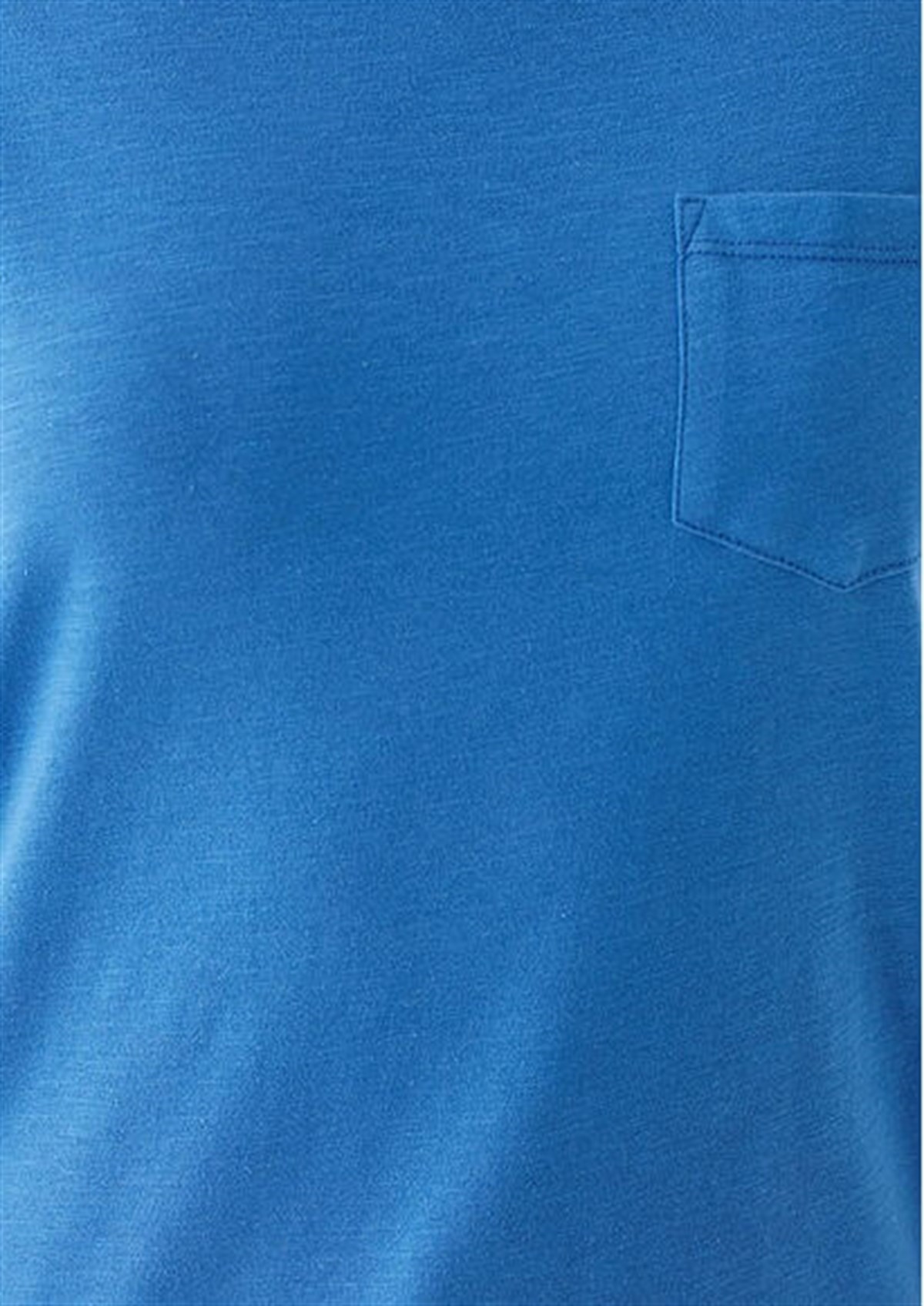 165846-33537Mavi Basic Kısa Kol  Koyu Saks Kadın T-Shirt