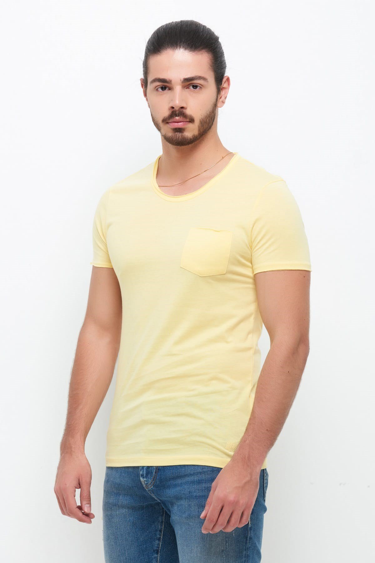 062772-28813NEBIMV3NEBIMV3|062772-28813|R000MAVİ BASIC TİŞÖRT sarı-STD