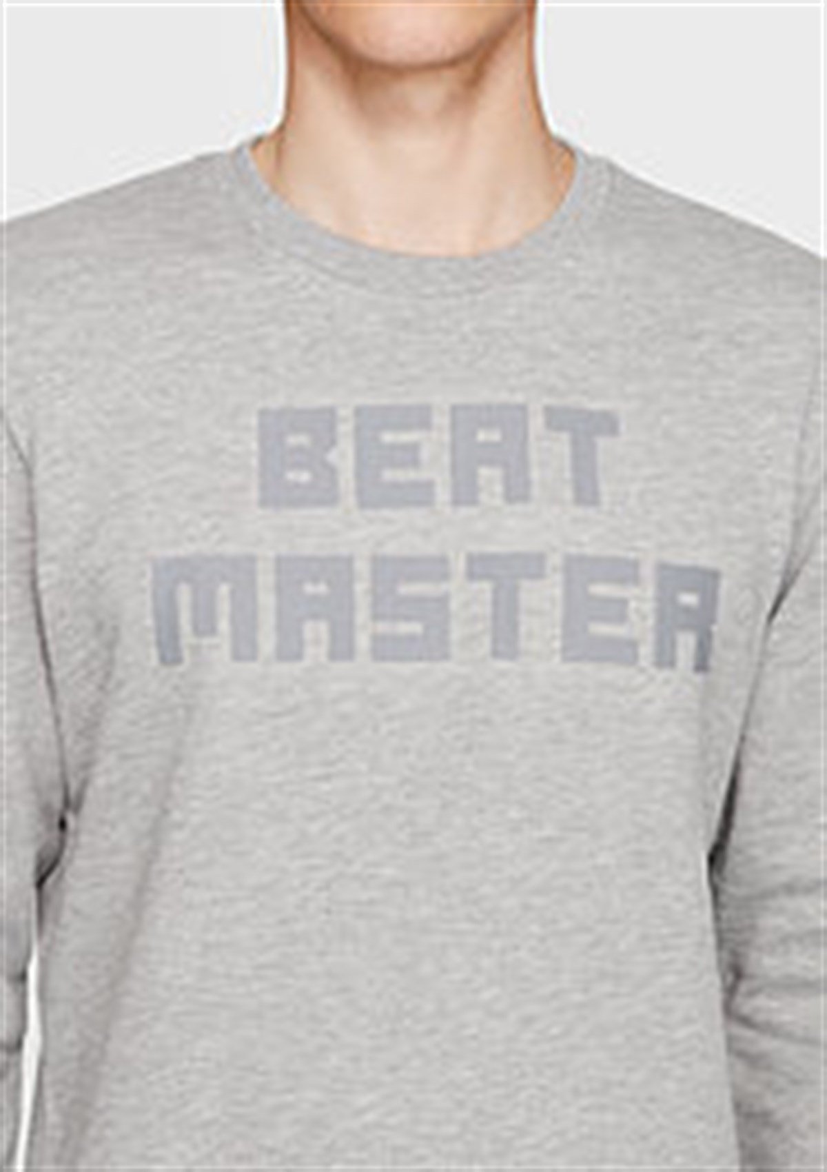 065267-28386Mavi Beat Master Sweatshirt Gri Melanj