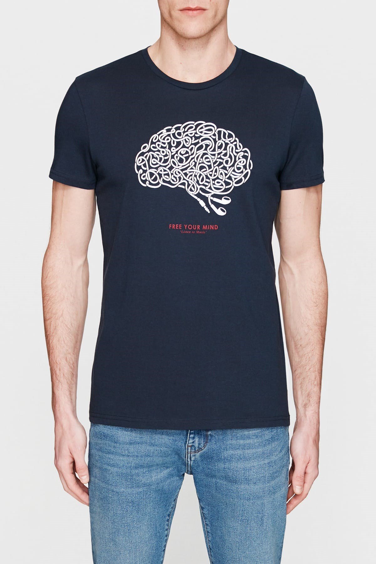 065305-28417NEBIMV3NEBIMV3|065305-28417|R000MAVİ BRAIN PRINTED TEE total eclipse-STD