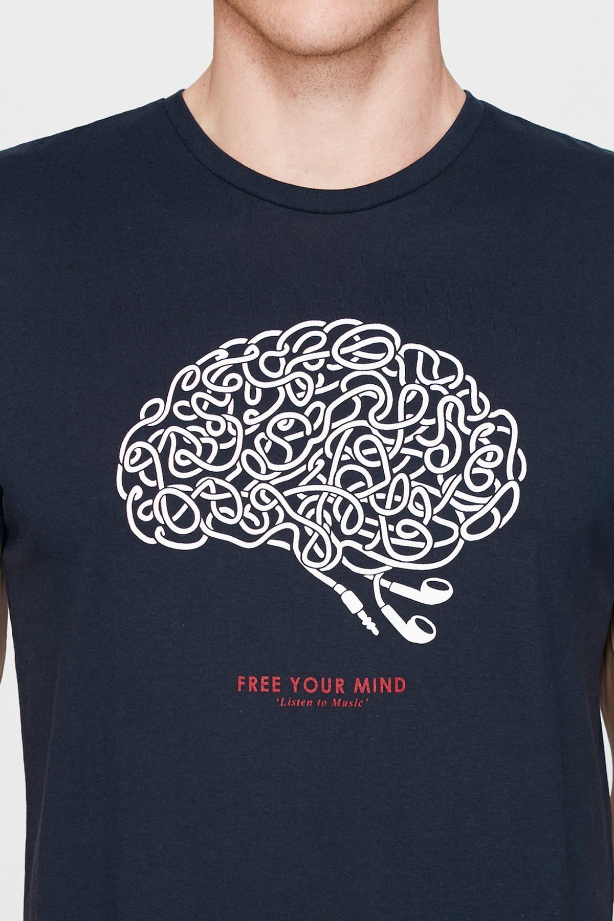 065305-28417NEBIMV3NEBIMV3|065305-28417|R000MAVİ BRAIN PRINTED TEE total eclipse-STD