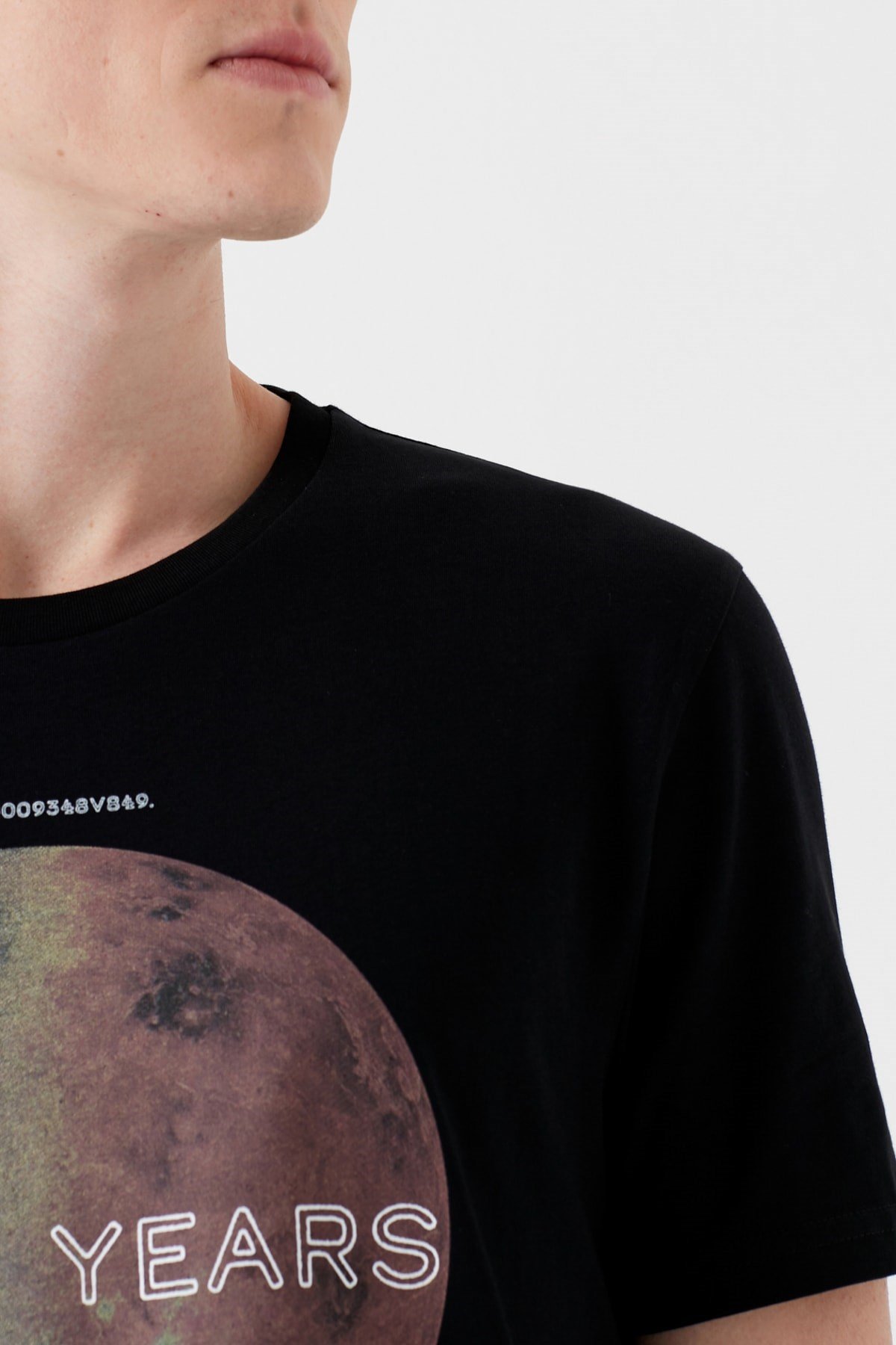 065947-900NEBIMV3NEBIMV3|065947-900|STDMAVİ LIGHT BASKILI TİŞÖRT siyah ERKEK T-SHIRT 065947-900-STD