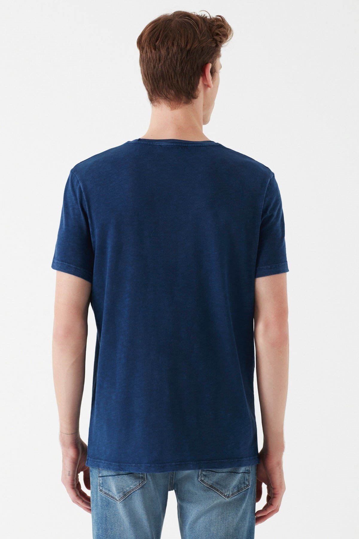 065931-18790NEBIMV3NEBIMV3|065931-18790|STDMAVİ LOGO TİŞÖRT indigo ERKEK T-SHIRT 065931-18790-STD