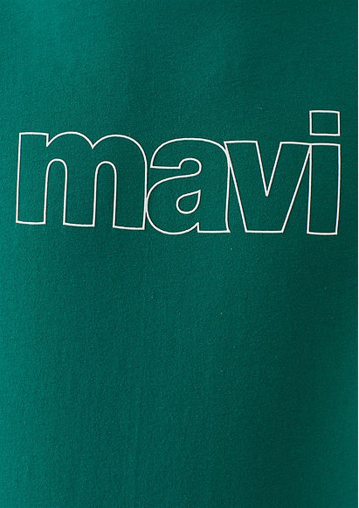 065781-29811Mavi Logo Tişört Yeşil