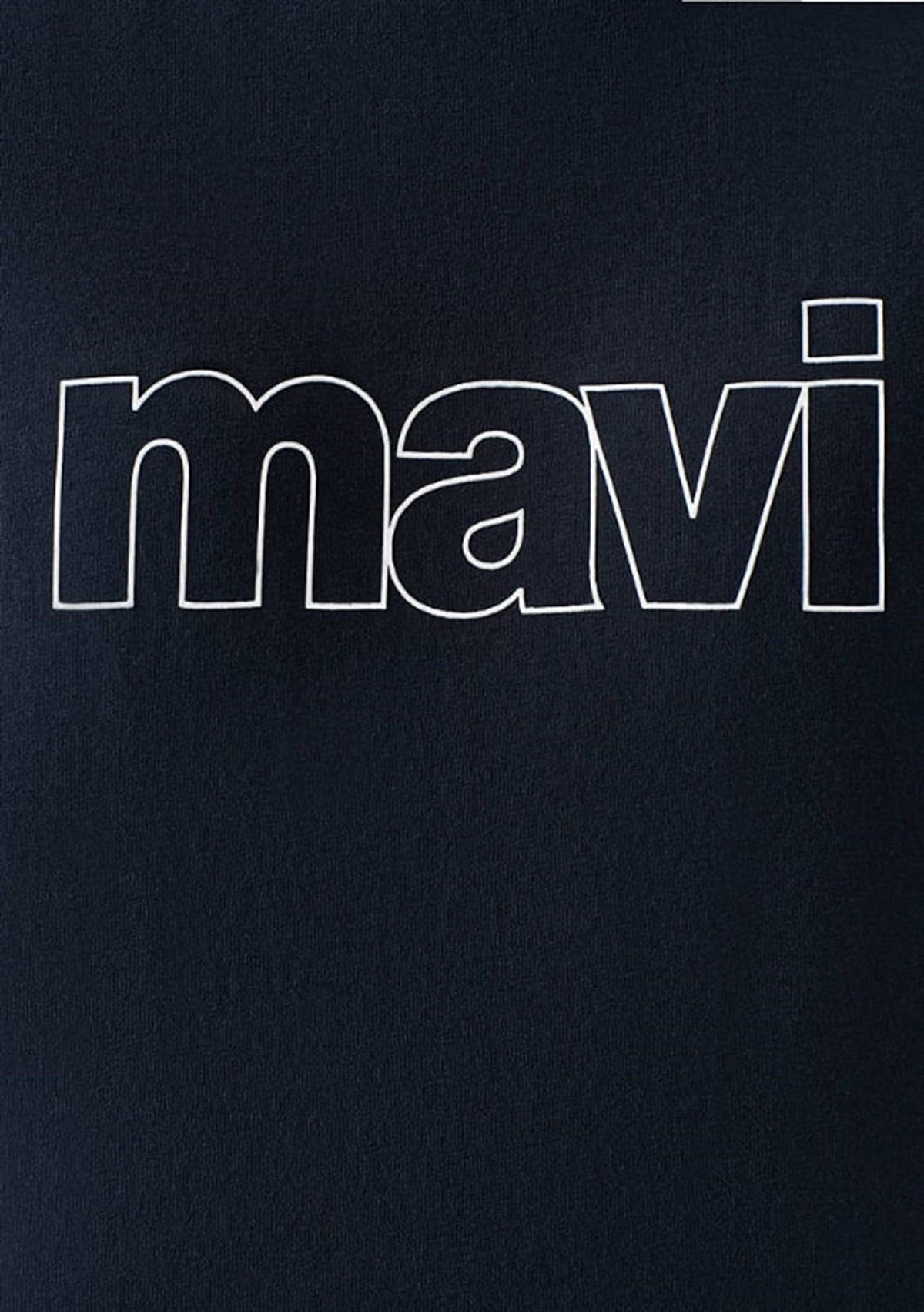 065781-28417Mavi Logolu Gece Lacivert Erkek T-Shirt 065781-28417