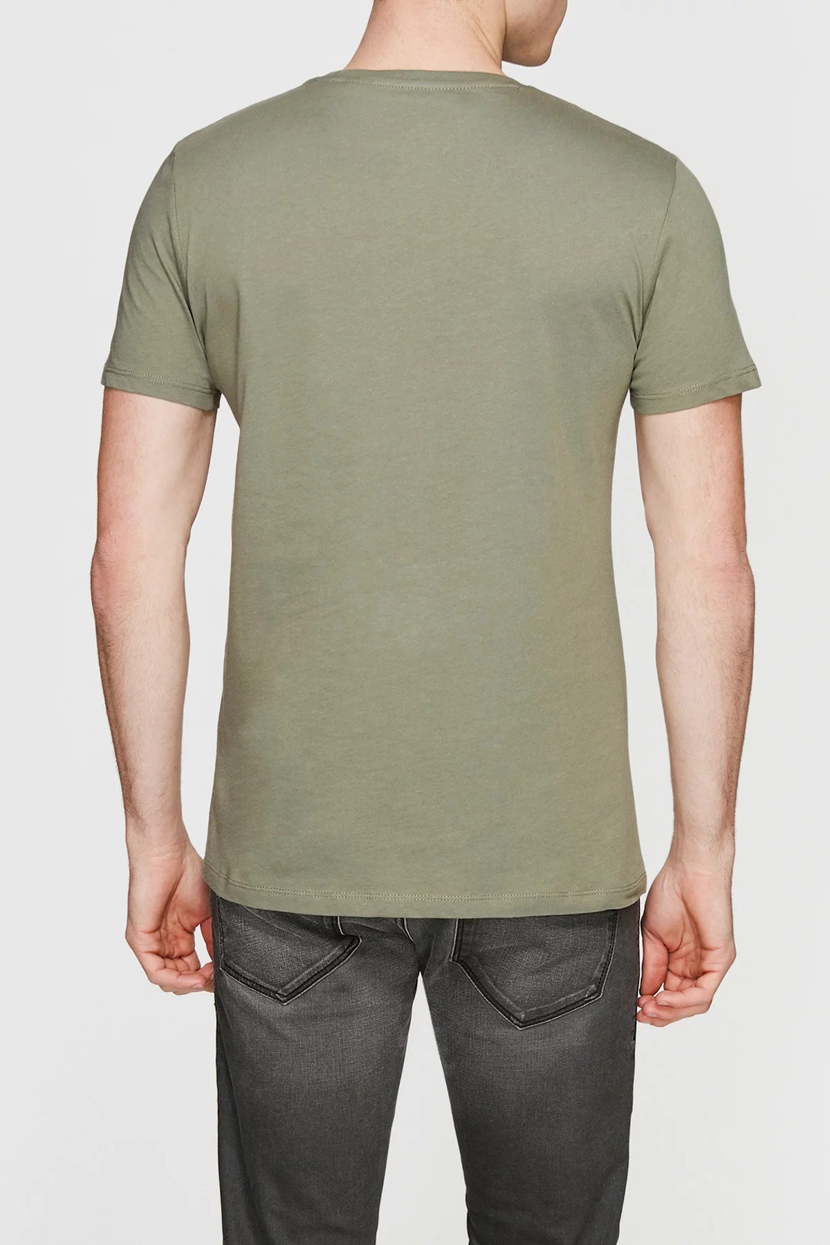 064610-25694Mavi Lone Rider Graphic Tee Dusty Olive