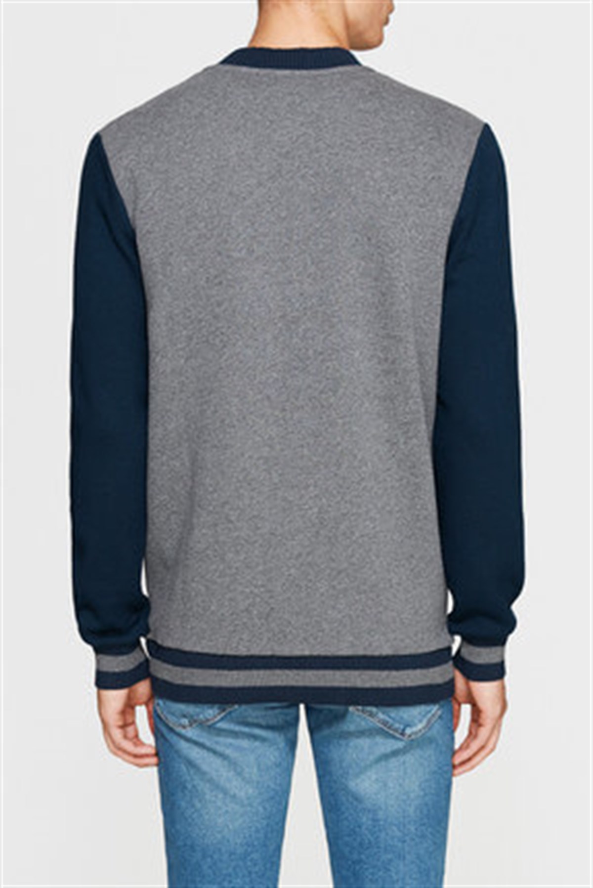 065146-26834Mavi M Aplike Sweatshirt Antrasit Melanj