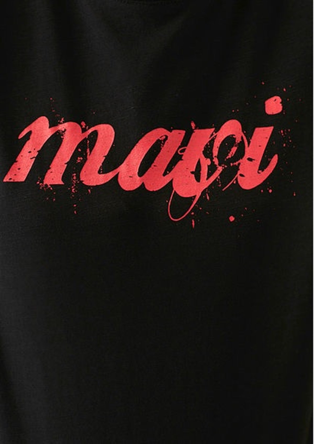 166422-900Mavi Mavi İstanbul Tee Siyah Kadın Tişört