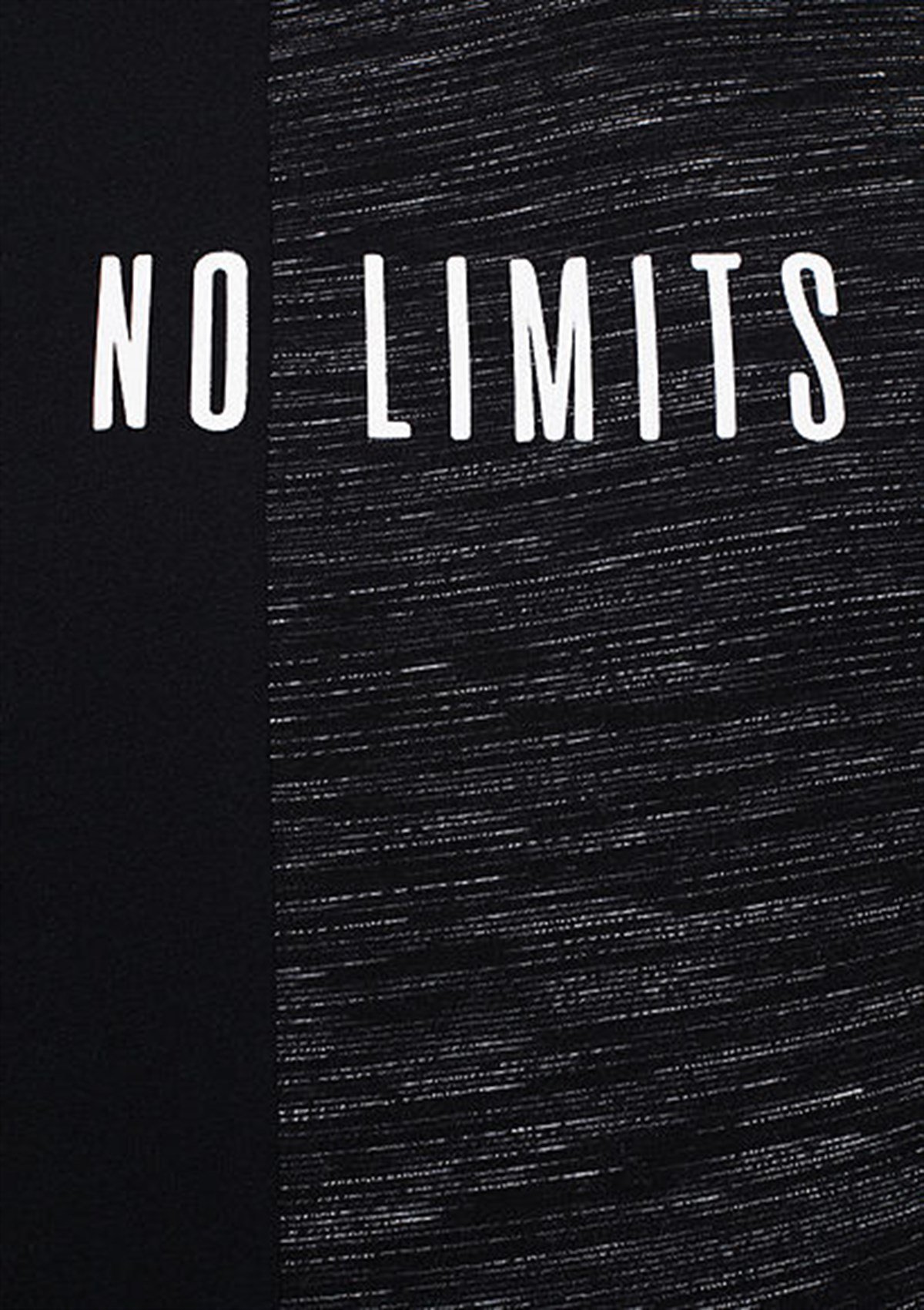 065352-900Mavi No Limits Baskılı Tişört Siyah