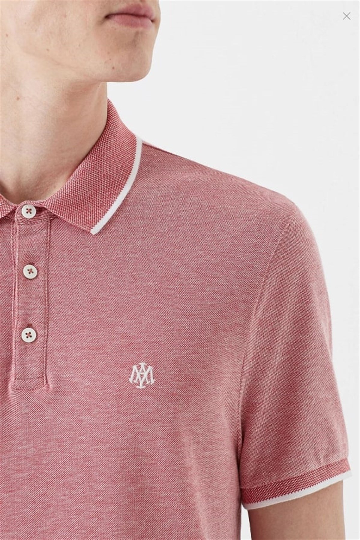 065900-30704Mavi Polo Canlı Kırmızı Erkek T-Shirt 065900-30704