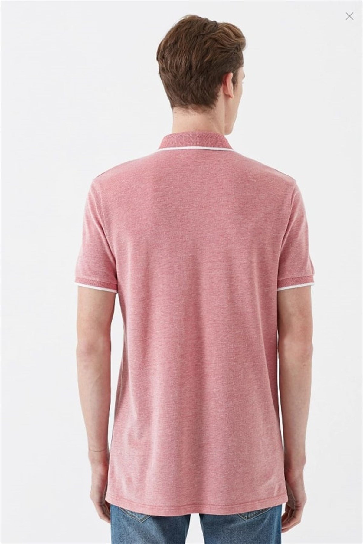 065900-30704Mavi Polo Canlı Kırmızı Erkek T-Shirt 065900-30704