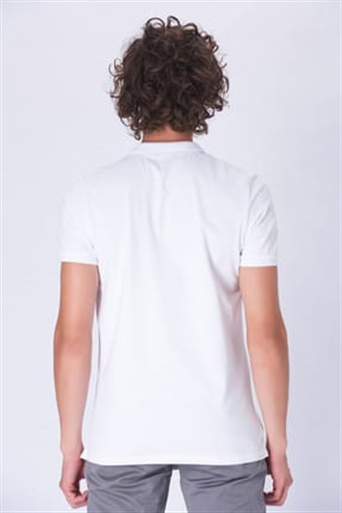 065495-620MAVİ POLO TİŞÖRT beyaz