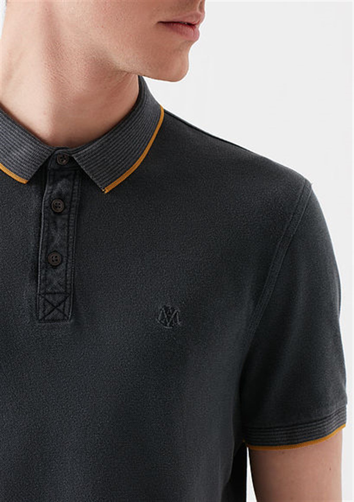 065920-30653Mavi Polo Tişört Gölge Gri