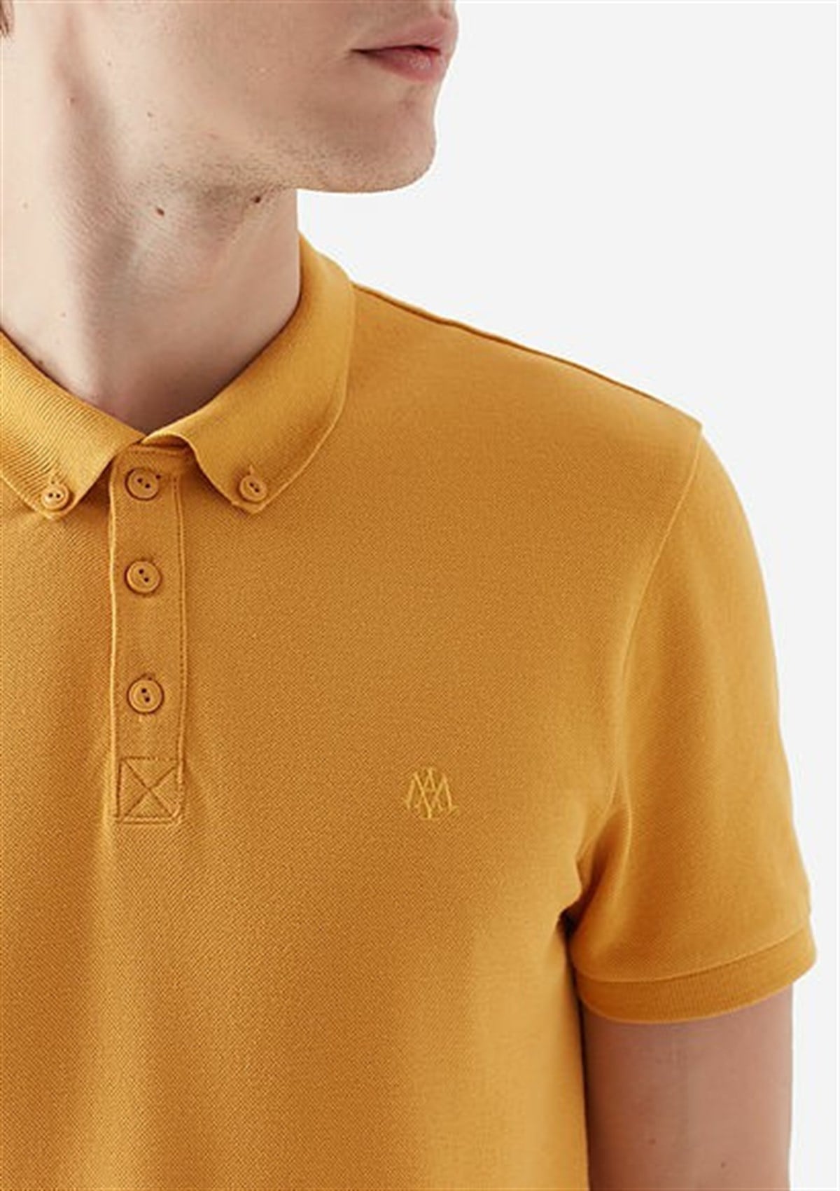 063247-30719Mavi Polo Tişört Hardal    063247-30719