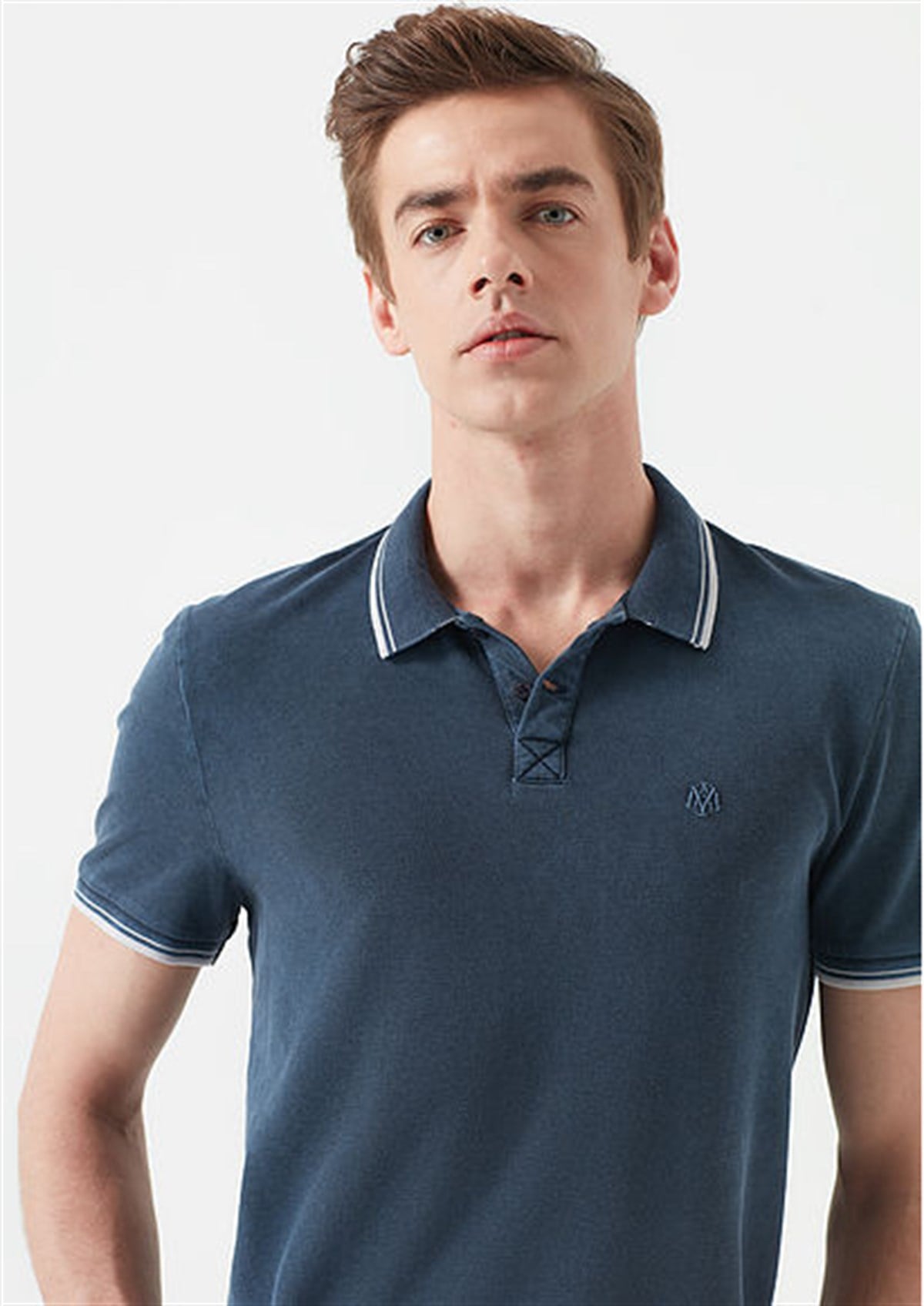 065932-18790Mavi Polo Tişört İndigo
