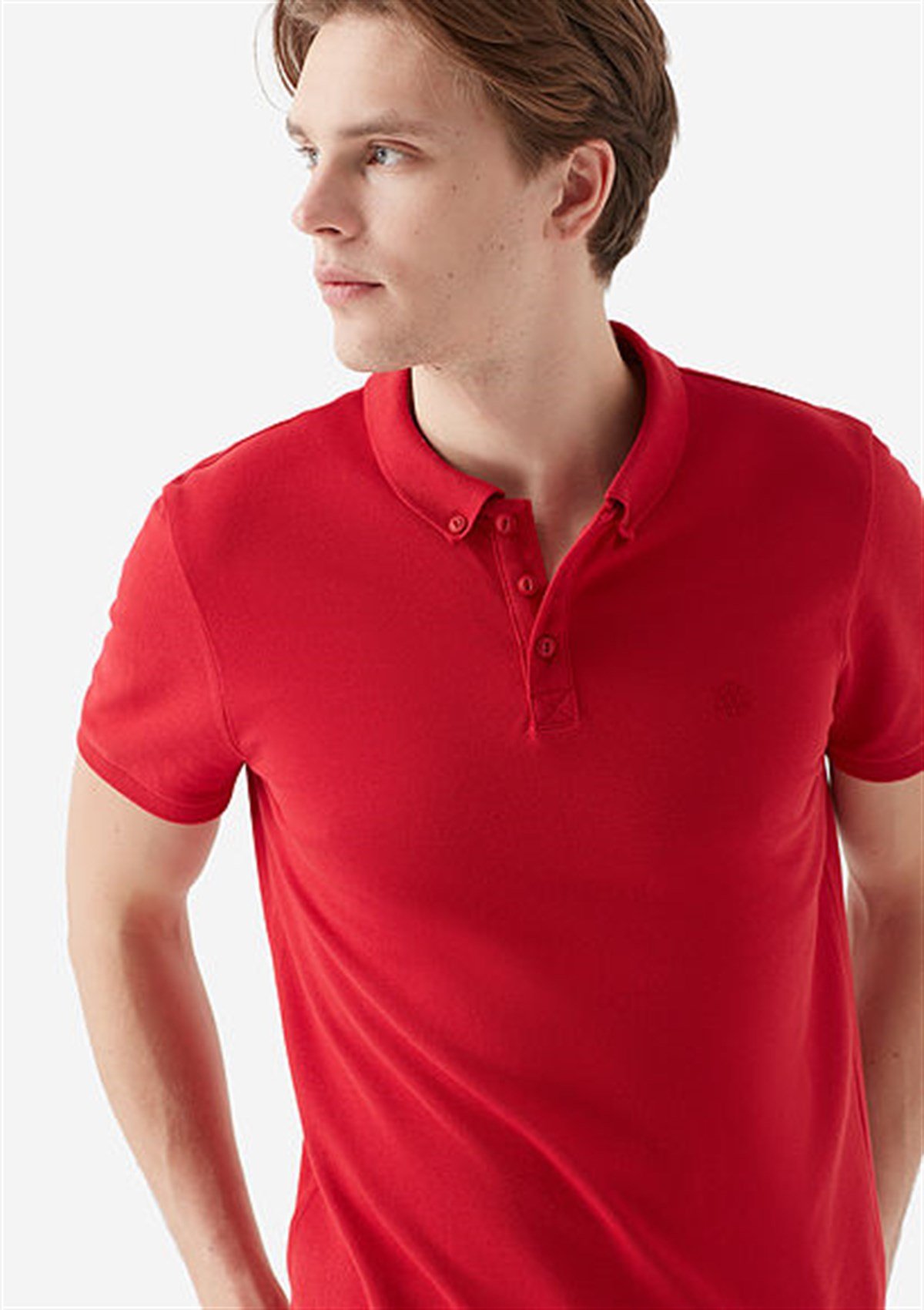 063247-30648Mavi Polo Tişört Kırmızı