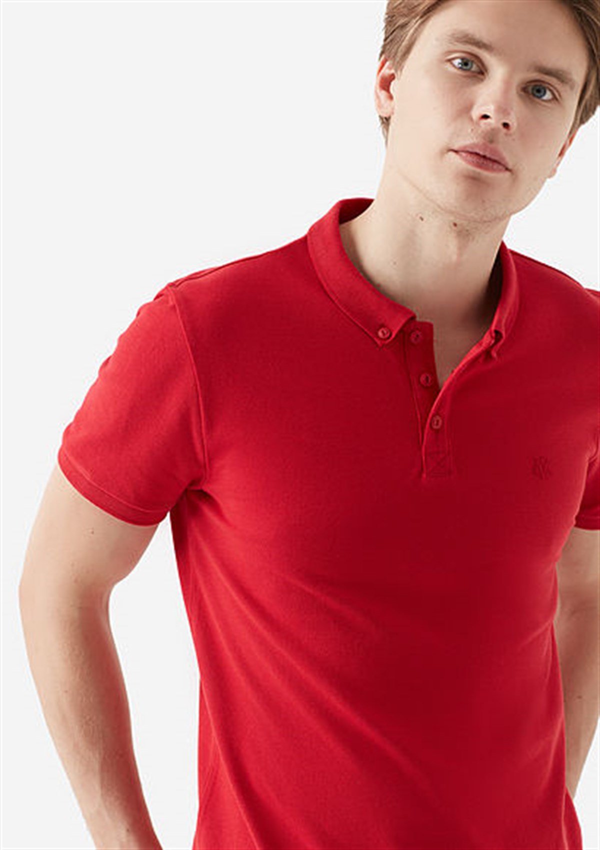 063247-30648Mavi Polo Tişört Kırmızı