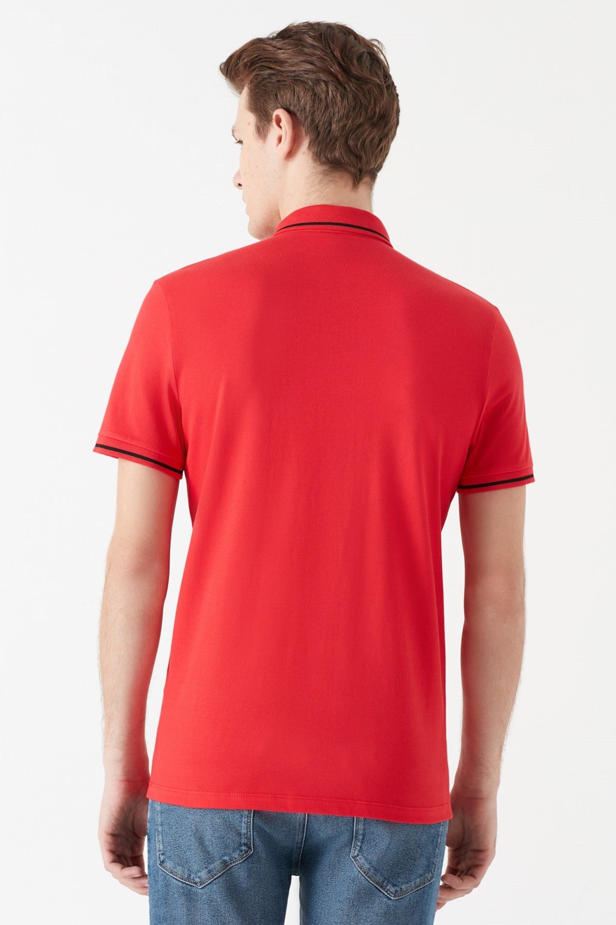 065967-30648NEBIMV3NEBIMV3|065967-30648|STDMAVİ POLO TİŞÖRT kırmızı ERKEK T-SHIRT 065967-30648-STD