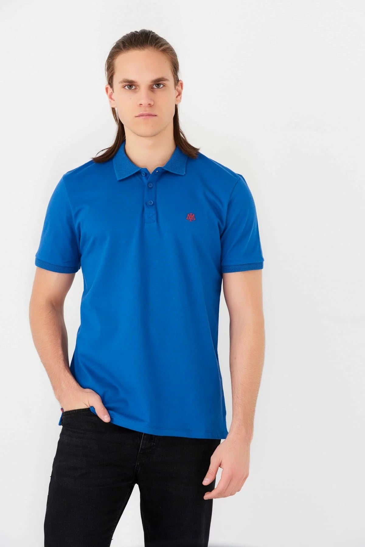 065495-28724MAVİ POLO TİŞÖRT parlak mavi