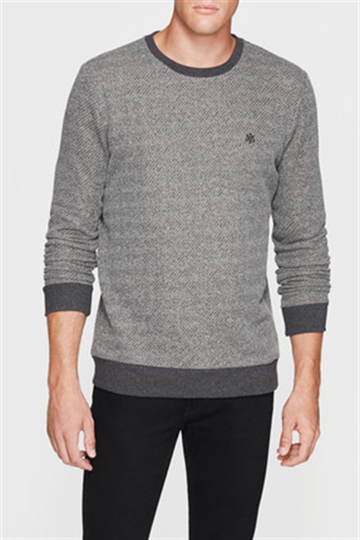 065063-26831Mavi Sweatshirt Gri Melanj