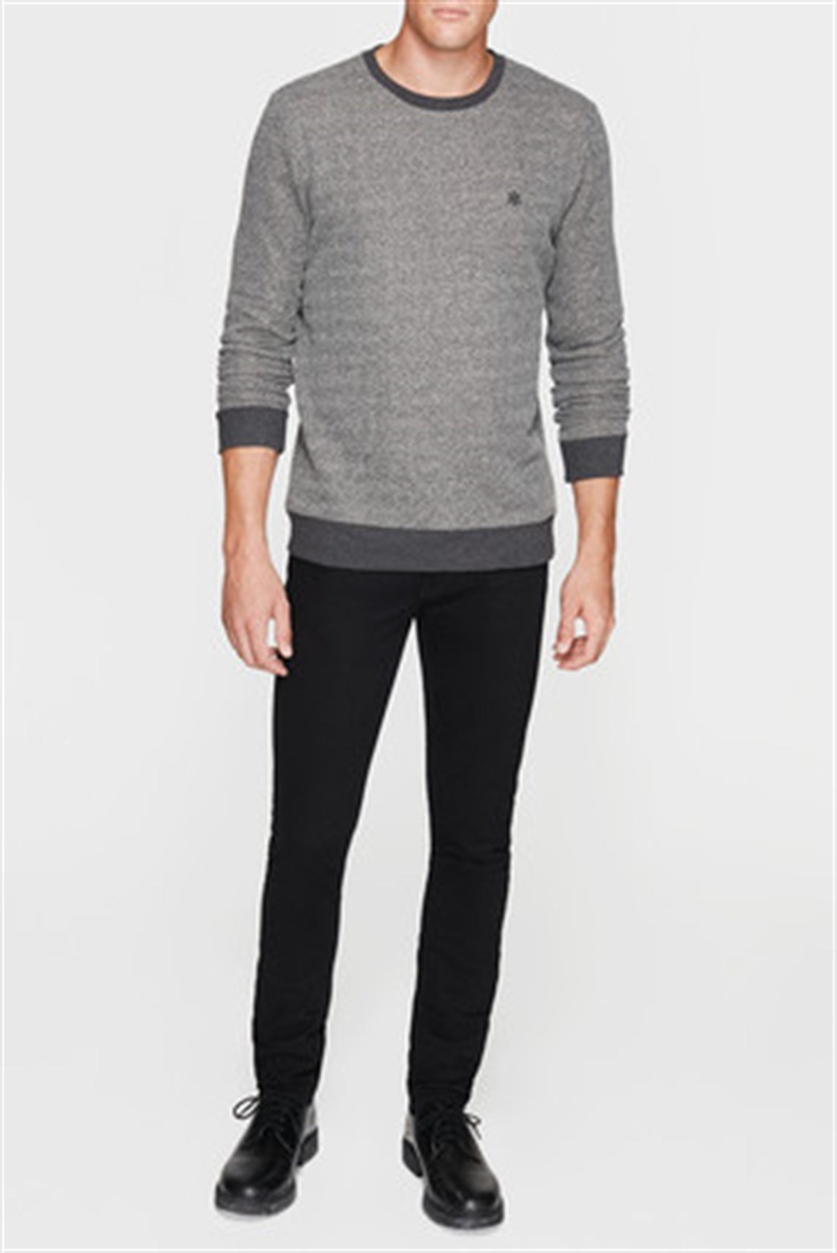 065063-26831Mavi Sweatshirt Gri Melanj
